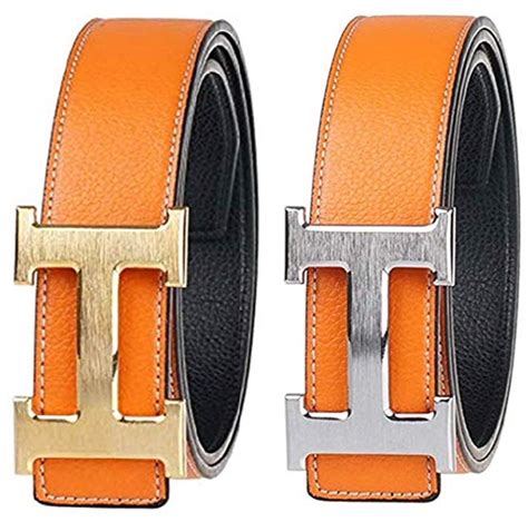 hermes gürtel orange look|Hermes leather belt dupe.